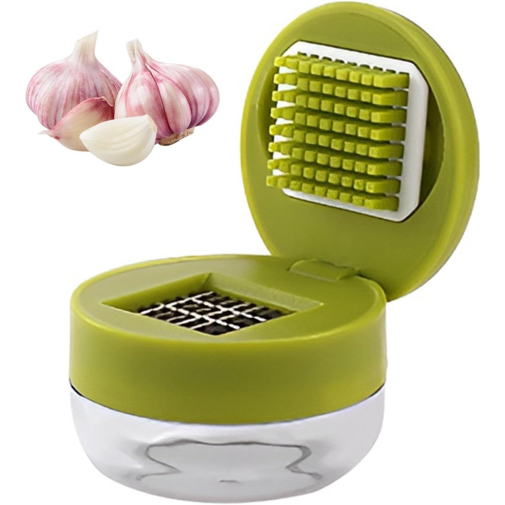 Manual Garlic Press - 1 Manual Garlic Press & Mincer,