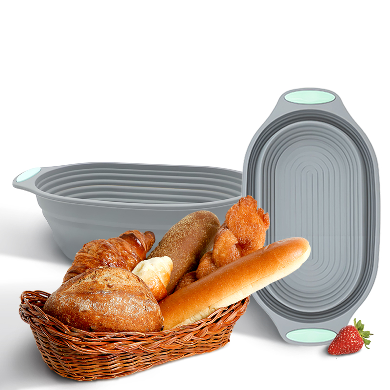 Kitchen Gadgets Ninja - 1PC Silicone Foldable Banneton Bread Proofing
