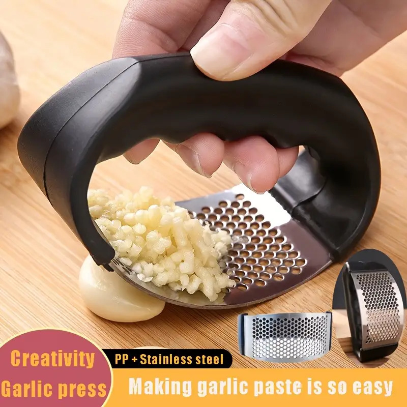 1A Manual Garlic Press Black H - Manual Garlic Press review and price