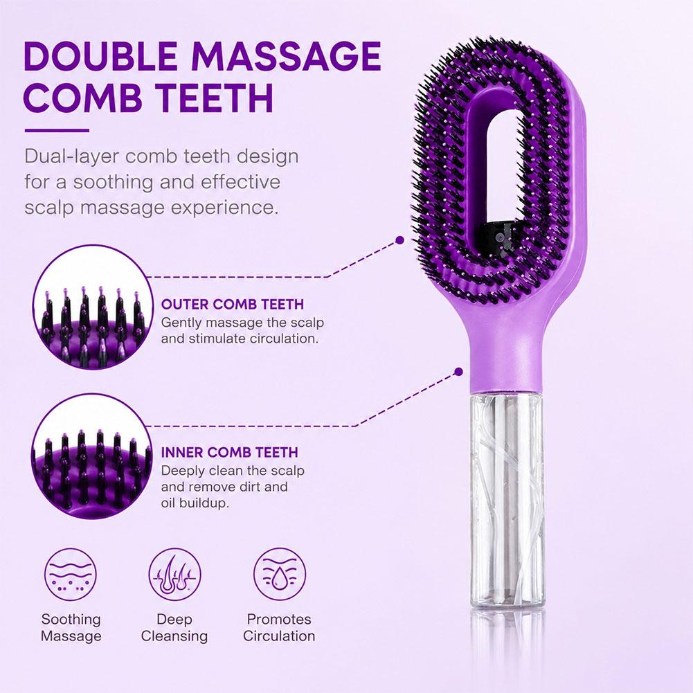 2 in 1 Spray Hair Brush Detang - Oil Mister Spray Bottle review and price