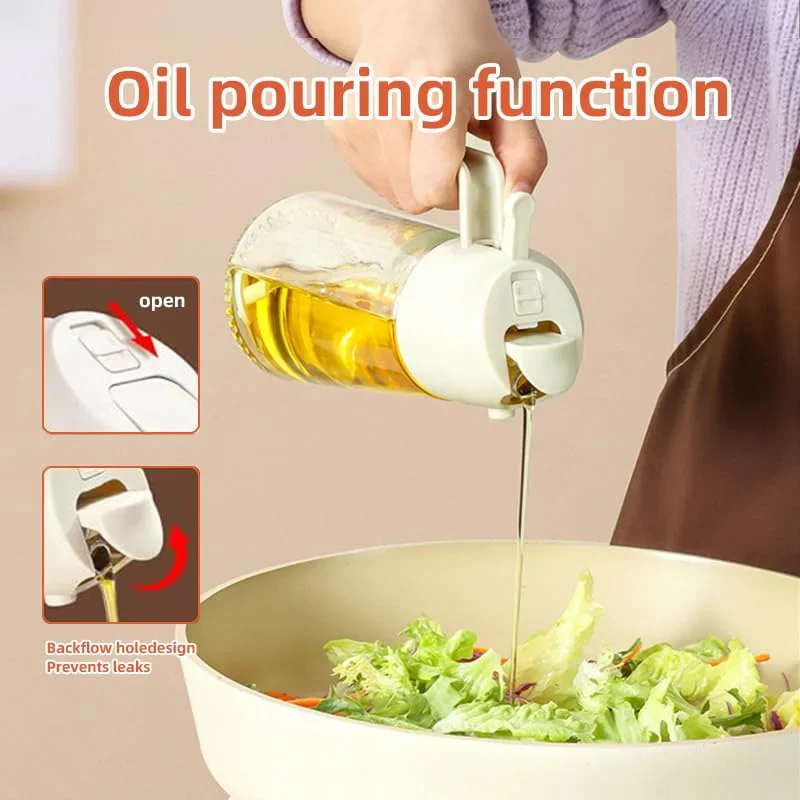 Oil Spray 2-in-1 Plastic House - Oil Mister Spray Bottle review and price