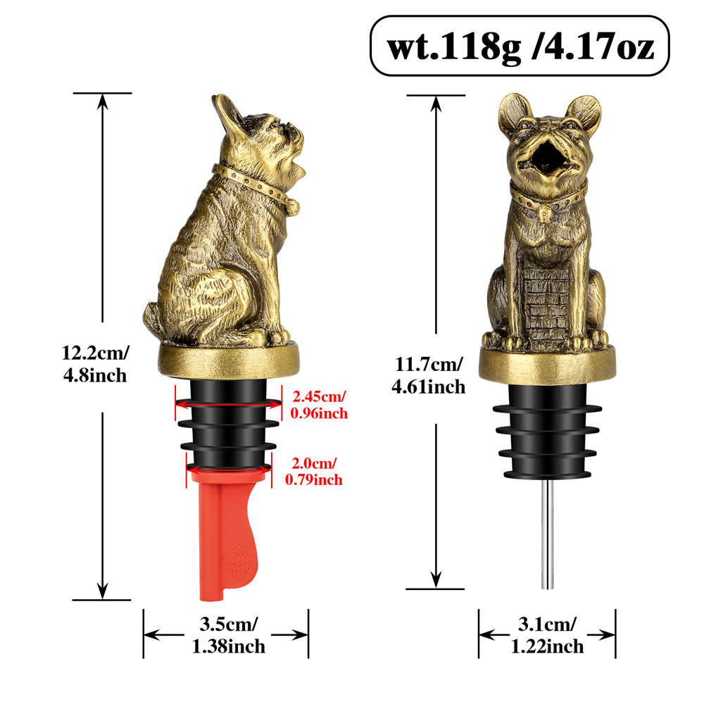 Cute French Bulldog Wine Pouer - Kitchen Gadgets Ninja review and price
