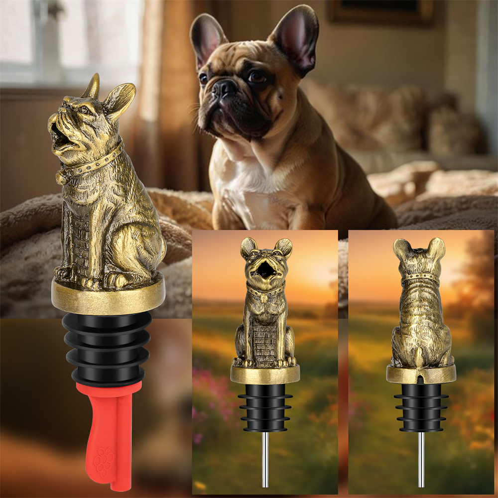 Cute French Bulldog Wine Pouer - Kitchen Gadgets Ninja review and price