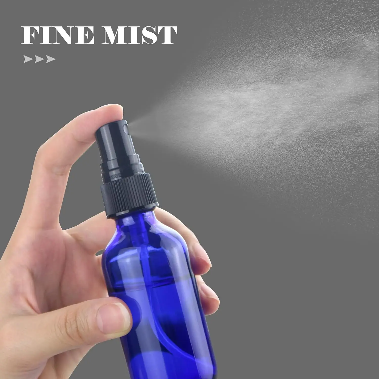 1 Piece 5ml /100ml Blue Glass  - Oil Mister Spray Bottle review and price
