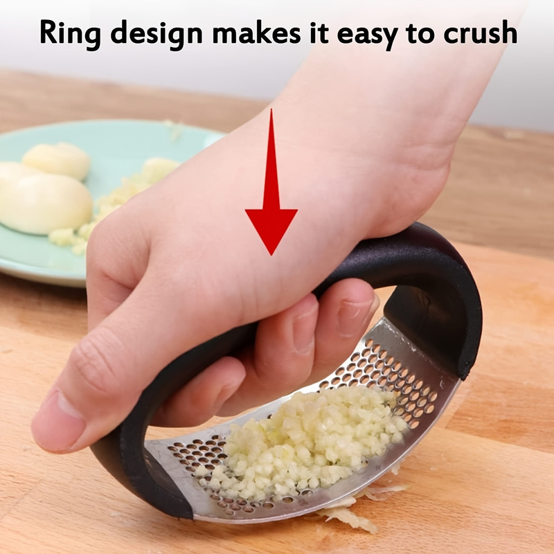 1 Stainless Steel Garlic Press - Manual Garlic Press review and price