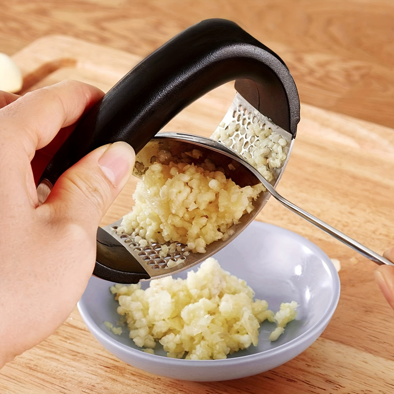 1 Stainless Steel Garlic Press - Manual Garlic Press review and price